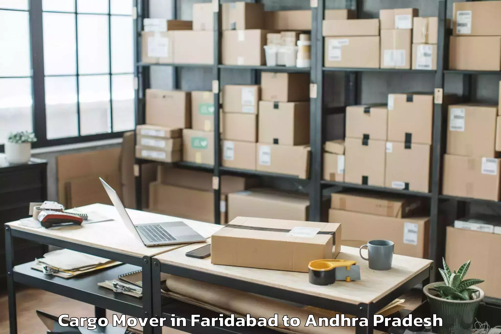 Trusted Faridabad to Pedagantyada Cargo Mover